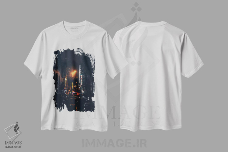 تیشرت طرح دار نیویورک XV، مدیوم اثر نیکیتا آباکوموف | immage.ir