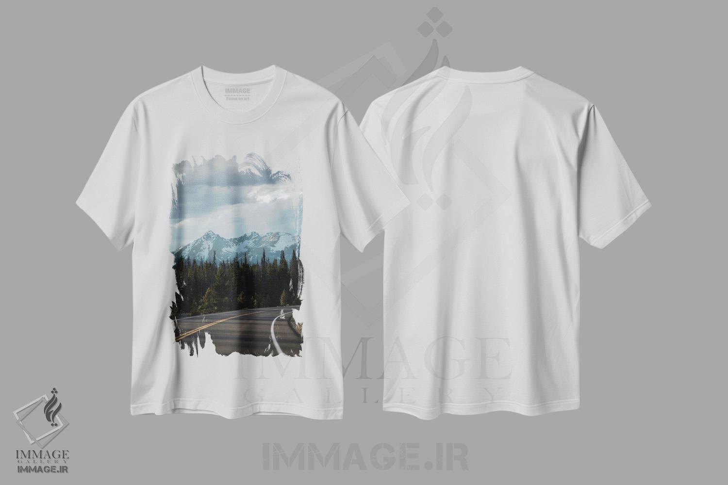 تیشرت طرح دار طبیعت XVII، مدیوم اثر نیکیتا آباکوموف | immage.ir