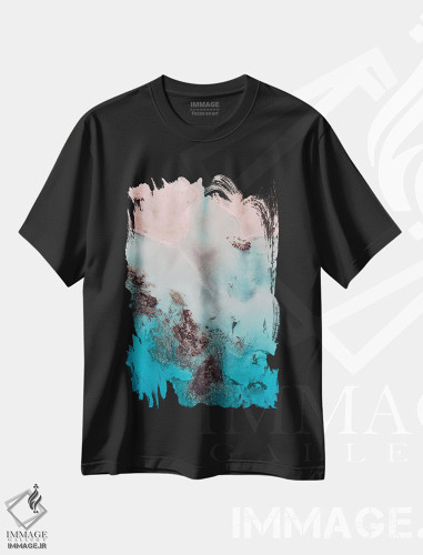 تیشرت طرح دار طبیعت XXXVIII، آبستره اثر نیکیتا آباکوموف | فروشگاه ایماژ