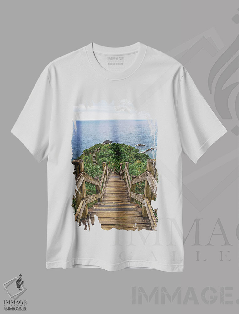 تیشرت طرح دار طبیعت XCVII، مدیوم اثر نیکیتا آباکوموف | immage.ir