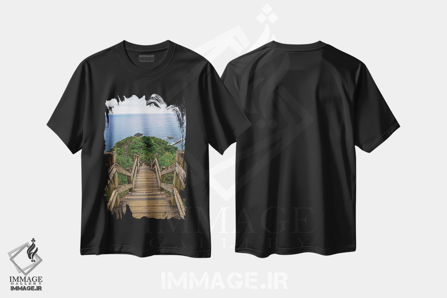 تیشرت طرح دار طبیعت XCVII، مدیوم اثر نیکیتا آباکوموف | فروشگاه ایماژ