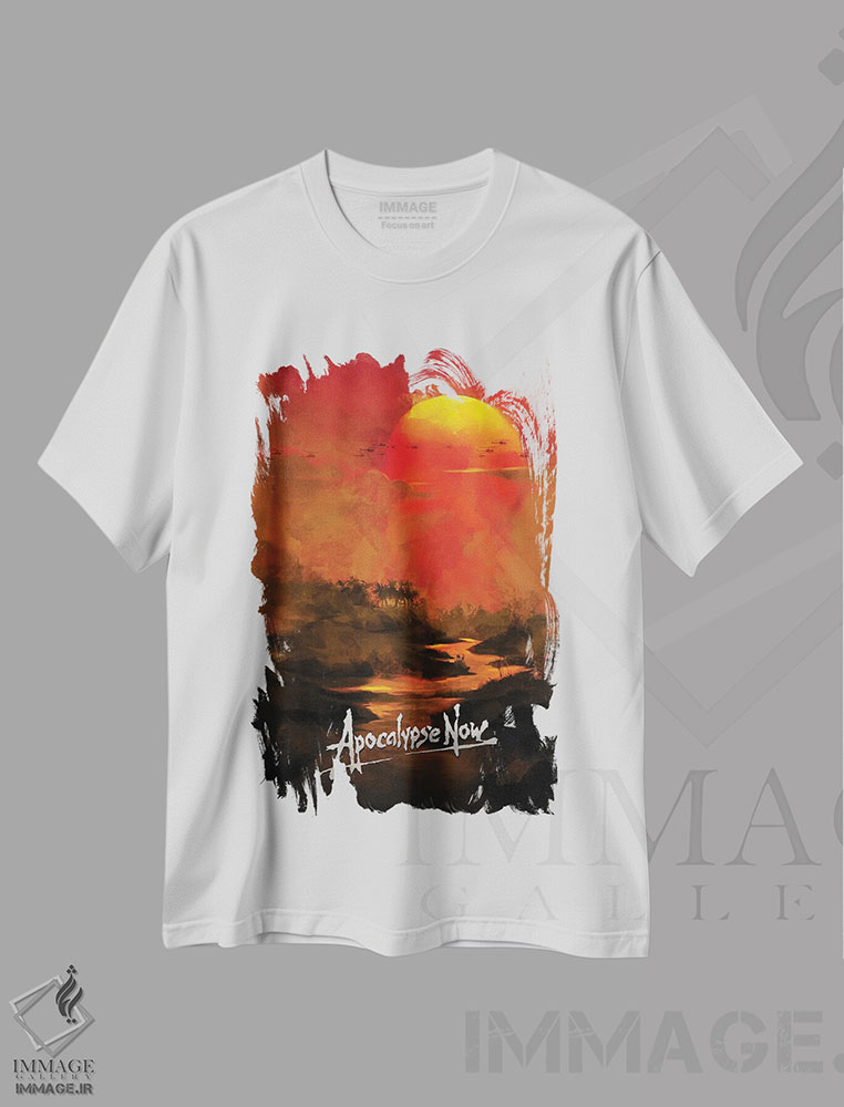 تیشرت طرح دار اینک آخرالزمان، هنر دیجیتال اثر نیکیتا آباکوموف | immage.ir