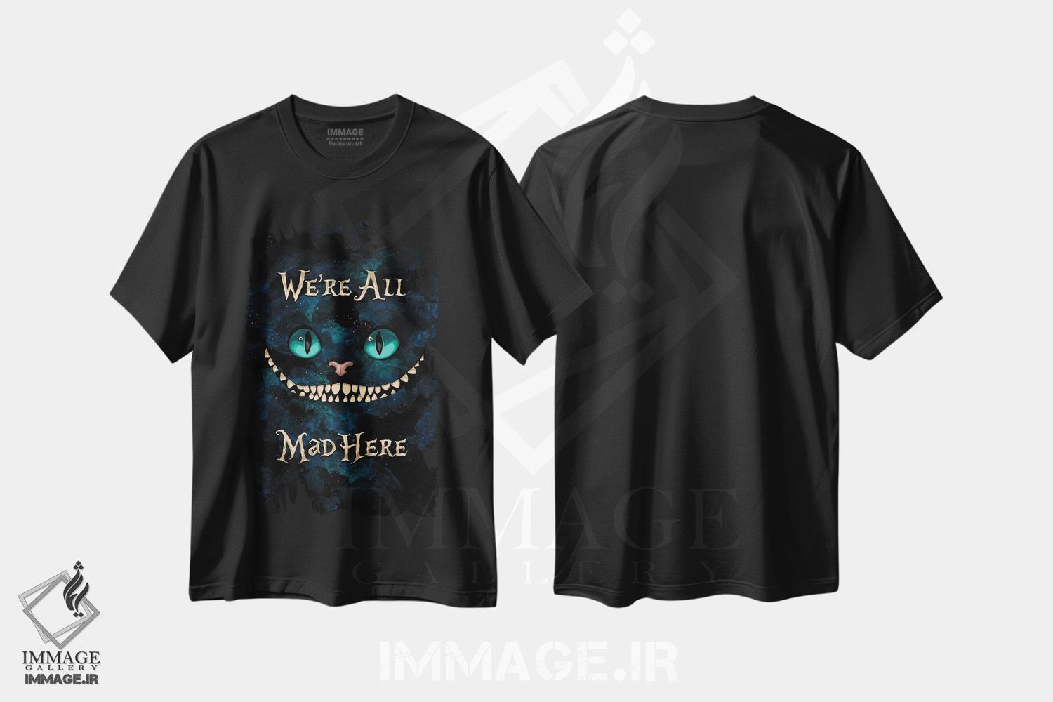 تیشرت طرح دار آلیس در سرزمین عجایب، هنر دیجیتال اثر نیکیتا آباکوموف | فروشگاه ایماژ