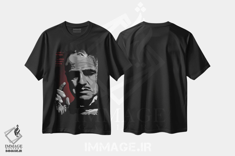 تیشرت طرح دار اوه خدای من ویتو، هنر دیجیتال اثر نیکیتا آباکوموف | فروشگاه ایماژ