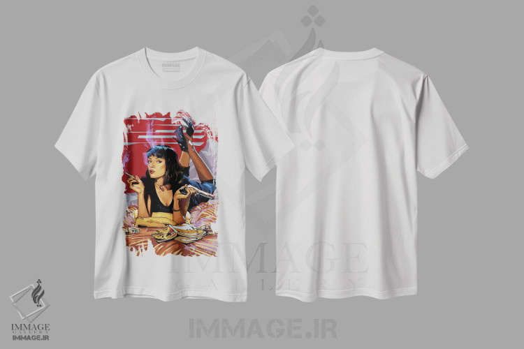 تیشرت طرح دار داستان عامه پسند، هنر دیجیتال اثر نیکیتا آباکوموف | immage.ir
