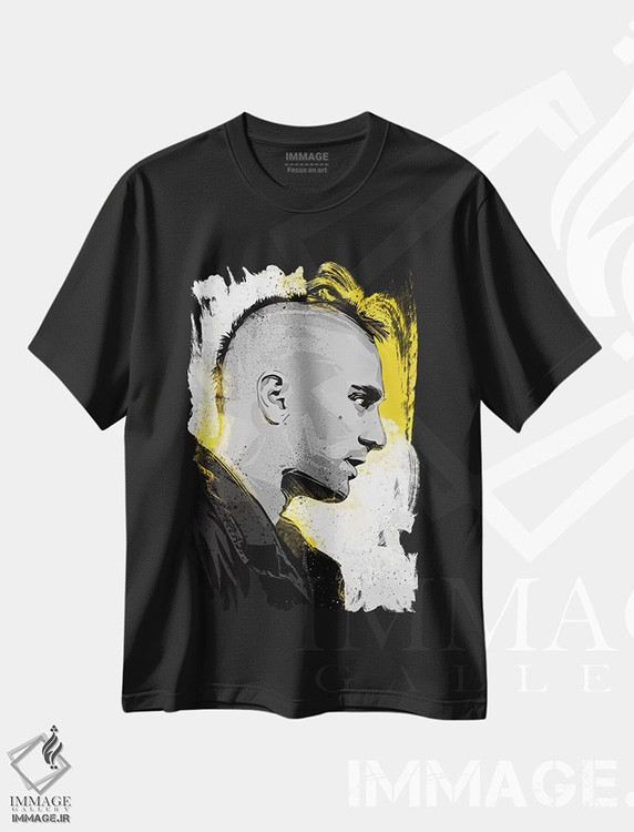 تیشرت طرح دار راننده تاکسی، هنر دیجیتال اثر نیکیتا آباکوموف | فروشگاه ایماژ