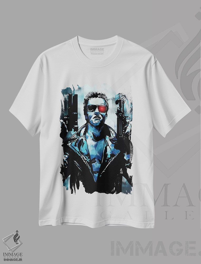 تیشرت طرح دار نابودگر ۳، هنر دیجیتال اثر نیکیتا آباکوموف | immage.ir