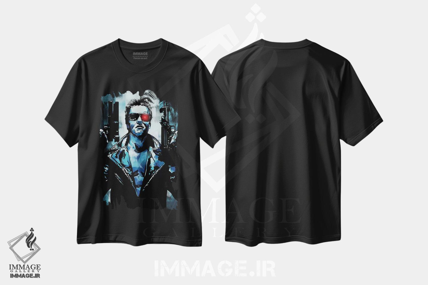 تیشرت طرح دار نابودگر ۳، هنر دیجیتال اثر نیکیتا آباکوموف | فروشگاه ایماژ