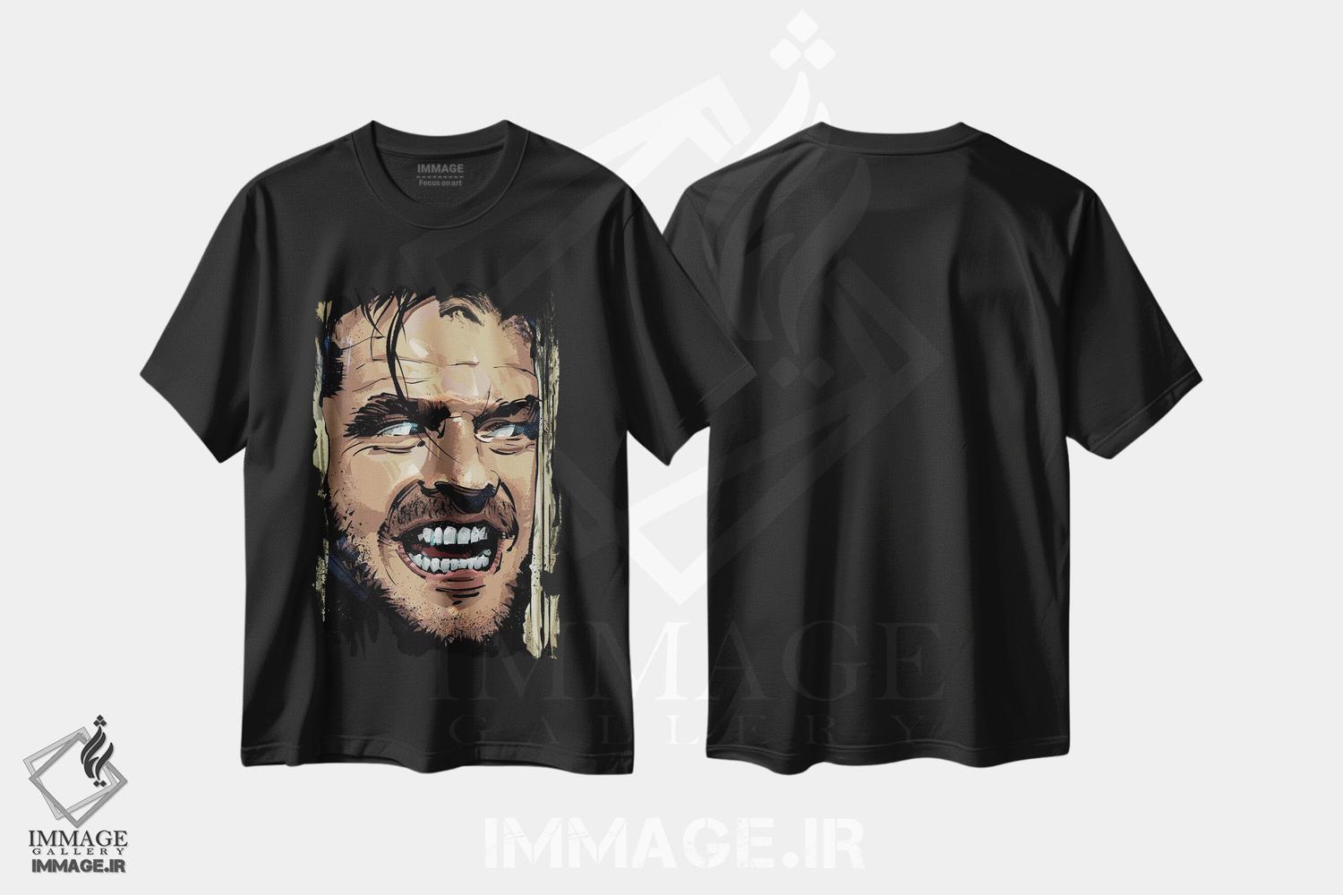 تیشرت طرح دار درخشش، هنر دیجیتال اثر نیکیتا آباکوموف | فروشگاه ایماژ