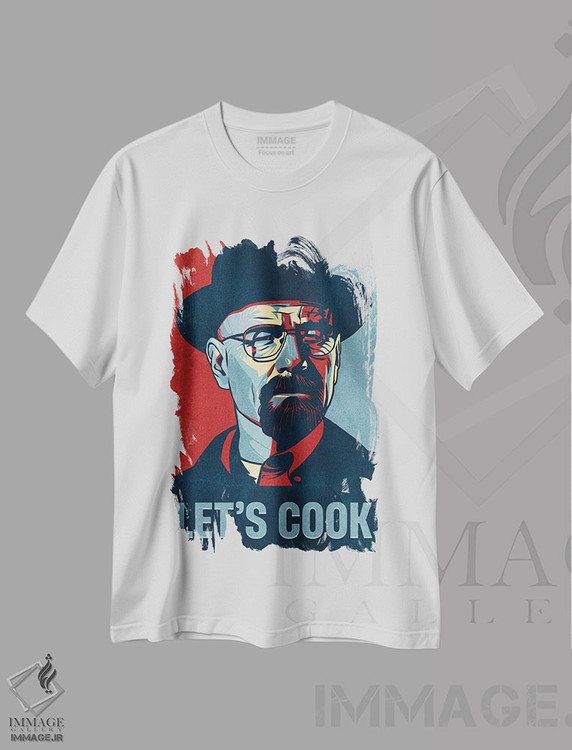 تیشرت طرح دار برکینگ بد: هایزنبرگ آشپز، هنر دیجیتال اثر نیکیتا آباکوموف | immage.ir