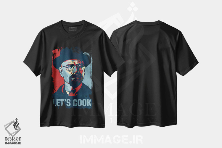 تیشرت طرح دار برکینگ بد: هایزنبرگ آشپز، هنر دیجیتال اثر نیکیتا آباکوموف | فروشگاه ایماژ