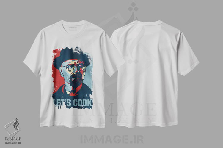 تیشرت طرح دار برکینگ بد: هایزنبرگ آشپز، هنر دیجیتال اثر نیکیتا آباکوموف | immage.ir