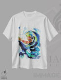 تیشرت طرح دار موج، آبستره اثر آلیاکساندرا تسسارسکایا | immage.ir