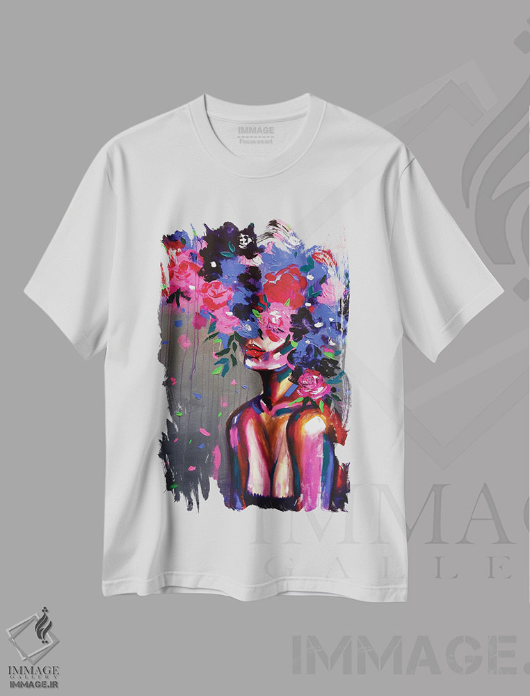 تیشرت طرح دار فانتزی، دکور بوهمی اثر آلیاکساندرا تسسارسکایا | immage.ir