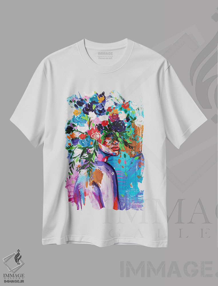 تیشرت طرح دار بلا، دکور بوهمی اثر آلیاکساندرا تسسارسکایا | immage.ir