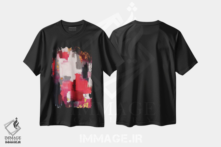 تیشرت طرح دار عشق اثر آلیاکساندرا تسسارسکایا | فروشگاه ایماژ