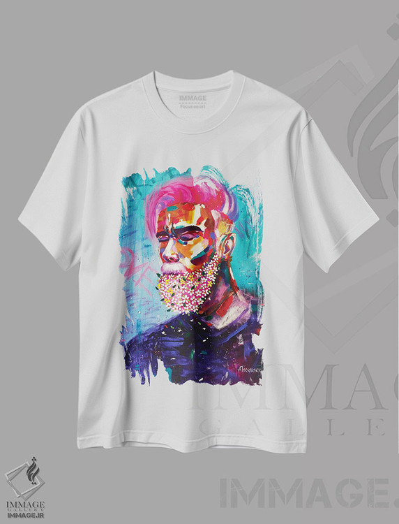 تیشرت طرح دار عشق آزاد ۲، دکور معاصر اثر آلیاکساندرا تسسارسکایا | immage.ir