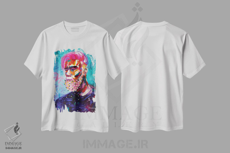 تیشرت طرح دار عشق آزاد ۲، دکور معاصر اثر آلیاکساندرا تسسارسکایا | immage.ir