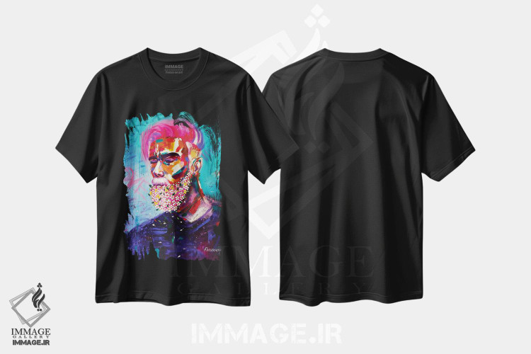 تیشرت طرح دار عشق آزاد ۲، دکور معاصر اثر آلیاکساندرا تسسارسکایا | فروشگاه ایماژ