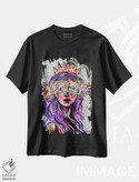 تیشرت طرح دار ملکه، مدیوم اثر آلیاکساندرا تسسارسکایا | فروشگاه ایماژ