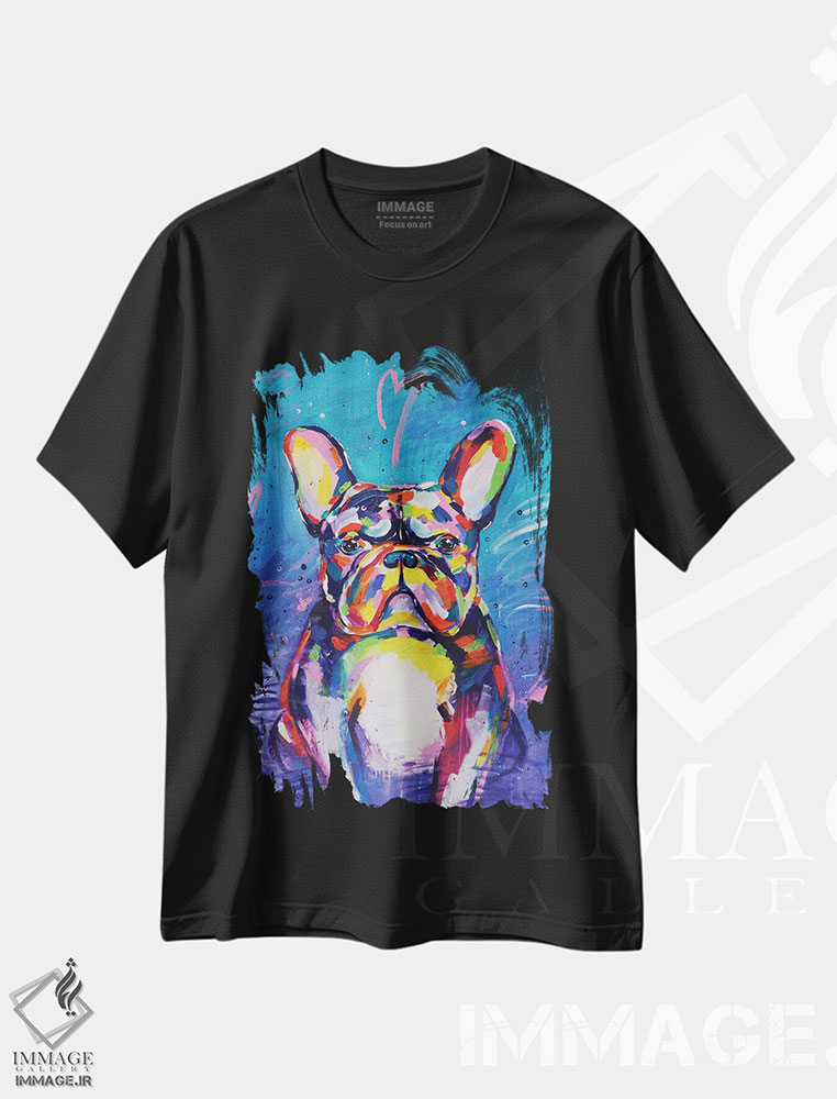 تیشرت طرح دار دوست داشتنی، دکور معاصر اثر آلیاکساندرا تسسارسکایا | فروشگاه ایماژ