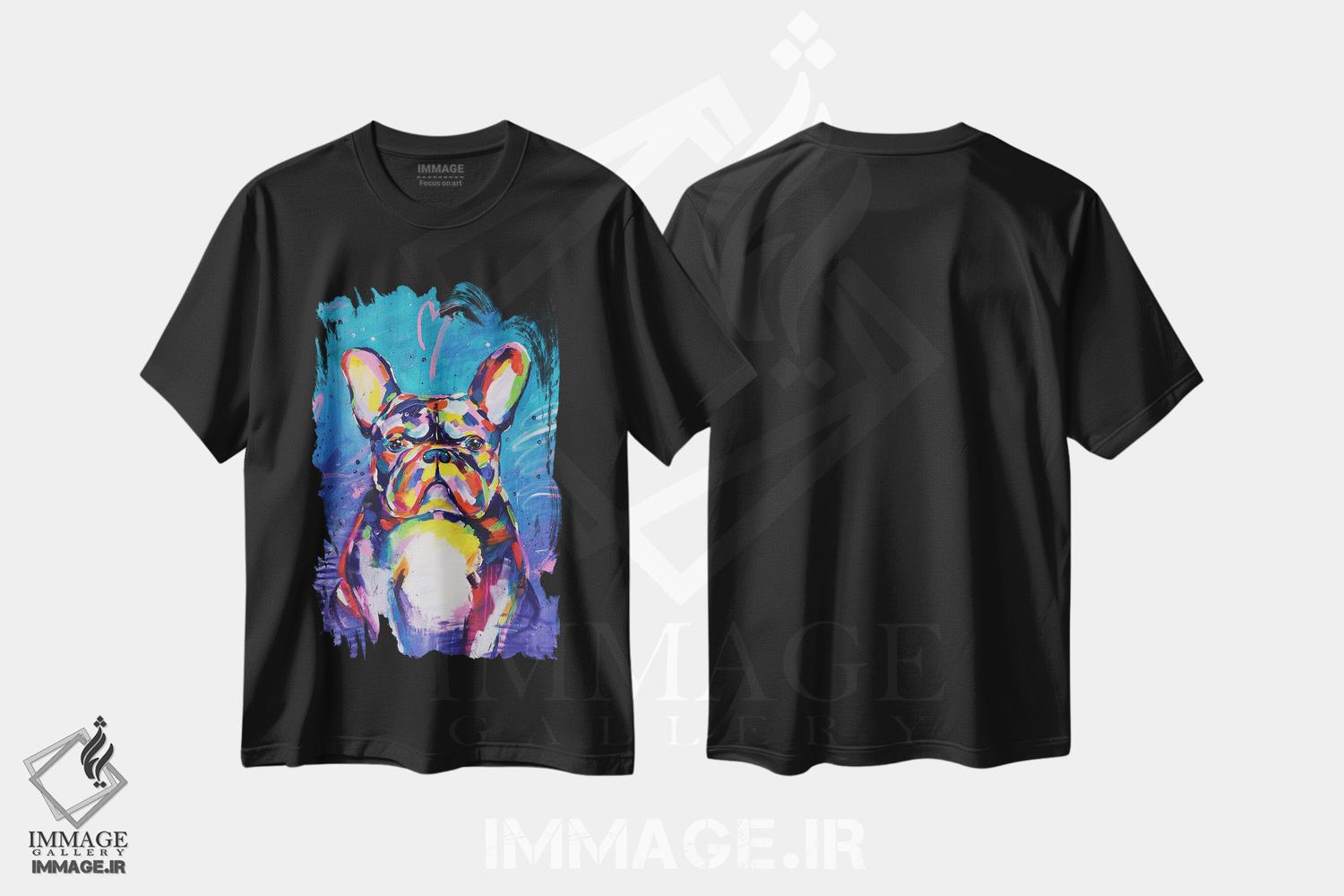 تیشرت طرح دار دوست داشتنی، دکور معاصر اثر آلیاکساندرا تسسارسکایا | فروشگاه ایماژ