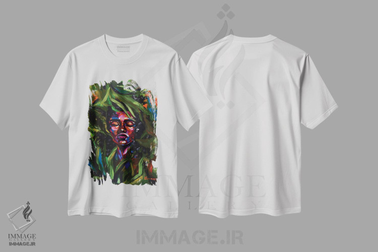 تیشرت طرح دار گیاهان عجیب و غریب، هنر آمریکایی آفریقایی تبار اثر آلیاکساندرا تسسارسکایا | immage.ir