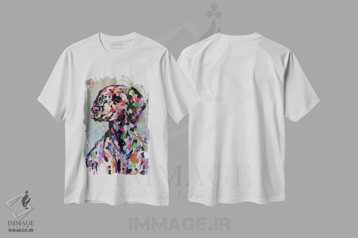 تیشرت طرح دار سگ دالماتینی، دکور معاصر اثر آلیاکساندرا تسسارسکایا | immage.ir