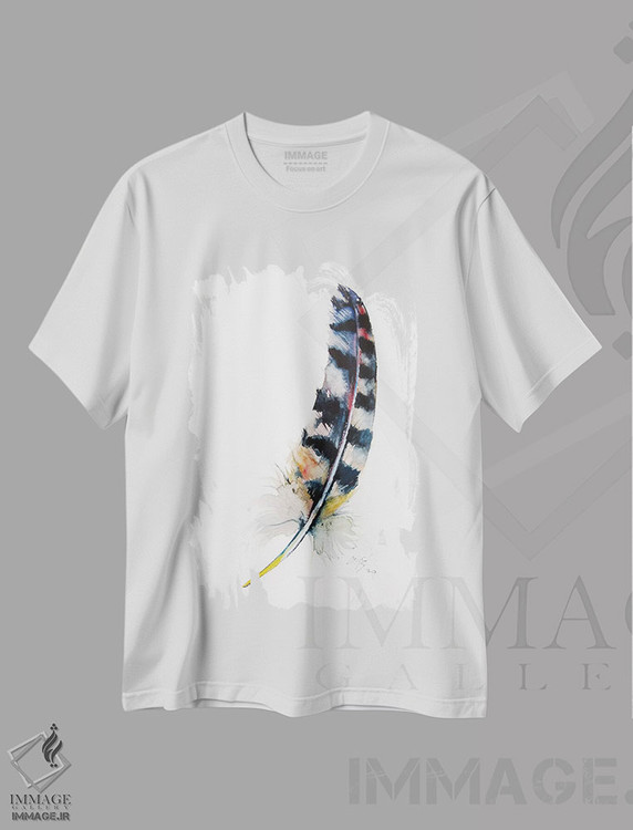 تیشرت طرح دار پر، دکور معاصر اثر آنا بریجیتا کوواچ | immage.ir