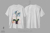 تیشرت طرح دار طبیعت بی جان ارکیده، دکور معاصر اثر آنا بریجیتا کوواچ | immage.ir