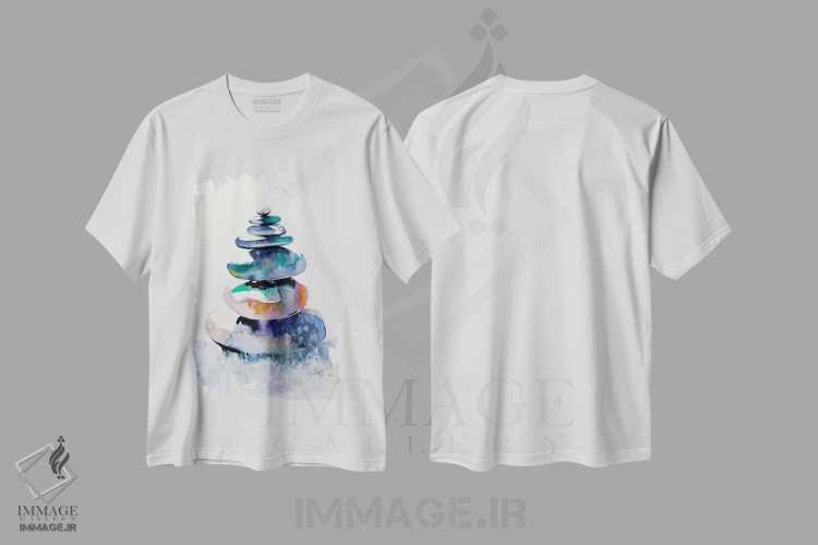 تیشرت طرح دار تعادل ۱، دکور معاصر اثر آنا بریجیتا کوواچ | immage.ir