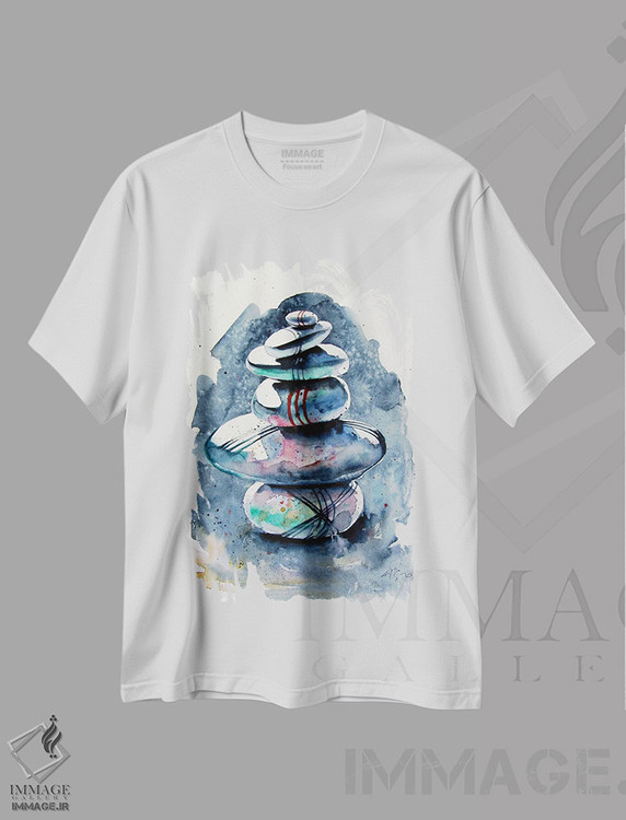 تیشرت طرح دار تعادل ۲، دکور معاصر اثر آنا بریجیتا کوواچ | immage.ir