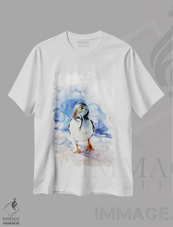 تیشرت طرح دار پافین، مدیوم اثر آنا بریجیتا کوواچ | immage.ir