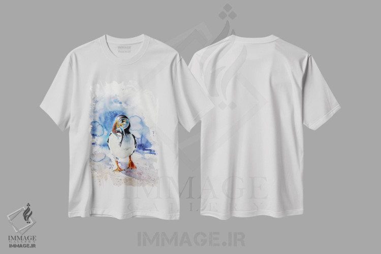 تیشرت طرح دار پافین، مدیوم اثر آنا بریجیتا کوواچ | immage.ir