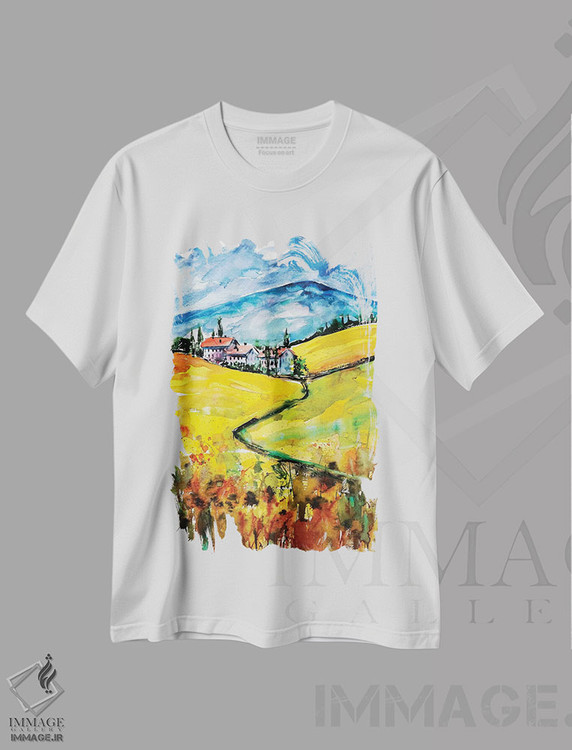 تیشرت طرح دار توسکانا، مدیوم اثر آنا بریجیتا کوواچ | immage.ir