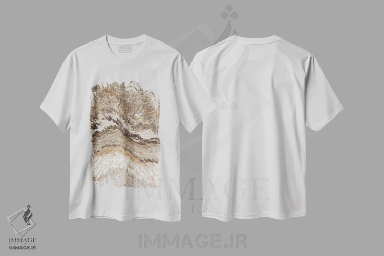 تیشرت طرح دار سرگیجه بهاری اثر آنیـکه لیمبورکو | immage.ir
