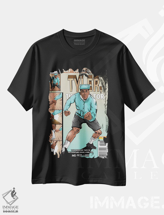 تیشرت طرح دار تایلر گم می شود، هنر دیجیتال اثر ای-ک آرتس | فروشگاه ایماژ