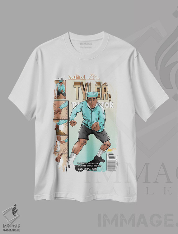 تیشرت طرح دار تایلر گم می شود، هنر دیجیتال اثر ای-ک آرتس | immage.ir