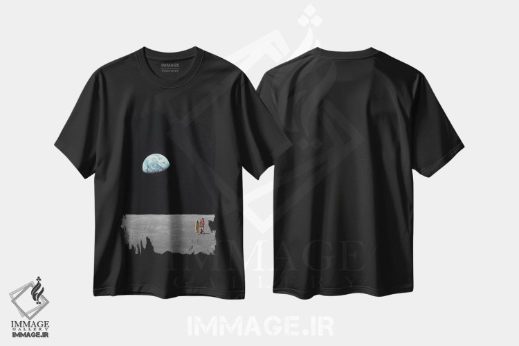 تیشرت طرح دار مجموعهٔ زمین، هنر دیجیتال اثر آندریاس لیه | فروشگاه ایماژ