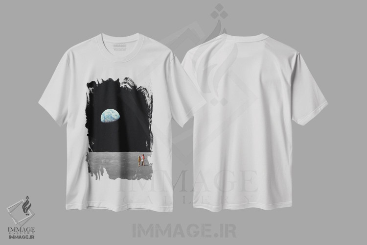 تیشرت طرح دار مجموعهٔ زمین، هنر دیجیتال اثر آندریاس لیه | immage.ir