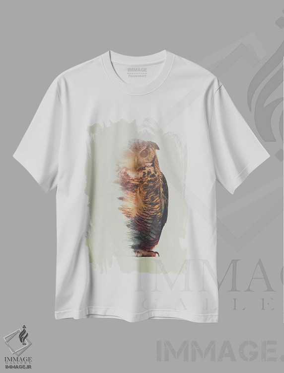 تیشرت طرح دار جغد، دکور معاصر اثر آندریاس لیه | immage.ir