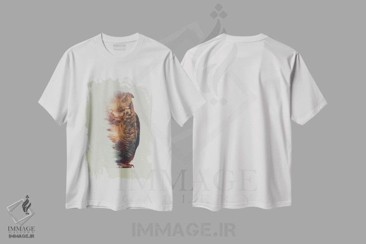 تیشرت طرح دار جغد، دکور معاصر اثر آندریاس لیه | immage.ir