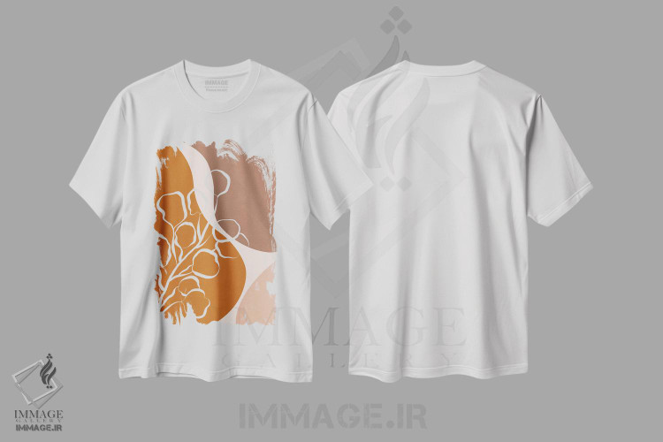 تیشرت طرح دار اشکال آلی و گیاهان، تزئینی اثر آلیسا گالیتسینا | immage.ir