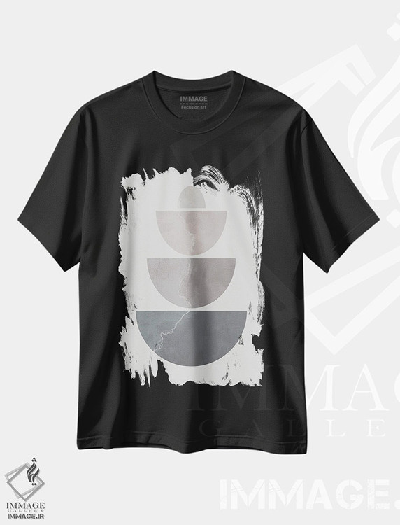 تیشرت طرح دار تعادل II، آبستره اثر آلیسا گالیتسینا | فروشگاه ایماژ