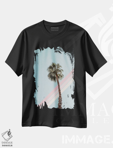 تیشرت طرح دار کالیفرنیکیشن، تزئینی اثر آلیسا گالیتسینا | فروشگاه ایماژ