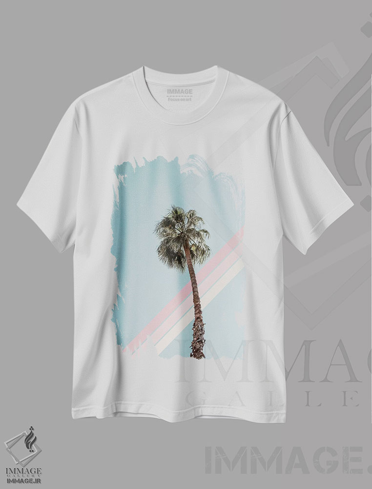 تیشرت طرح دار کالیفرنیکیشن، تزئینی اثر آلیسا گالیتسینا | immage.ir