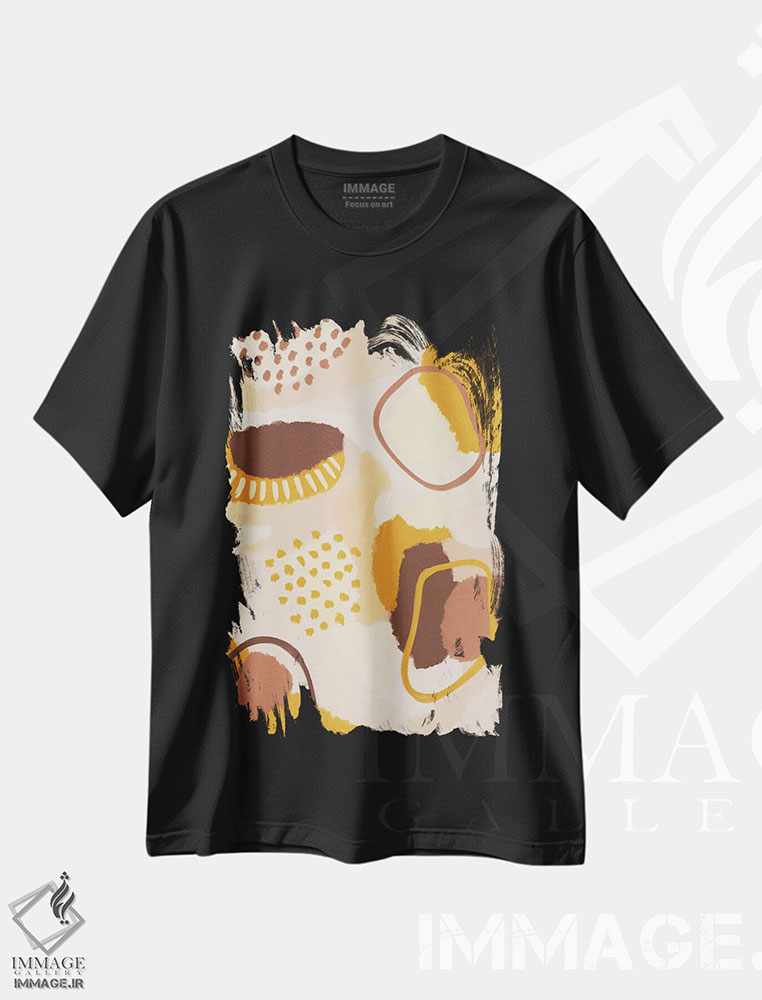 تیشرت طرح دار تابستان، آبستره اثر آلیسا گالیتسینا | فروشگاه ایماژ