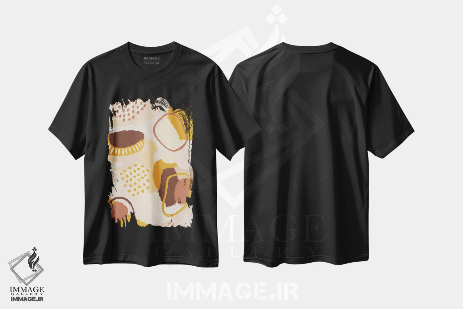 تیشرت طرح دار تابستان، آبستره اثر آلیسا گالیتسینا | فروشگاه ایماژ