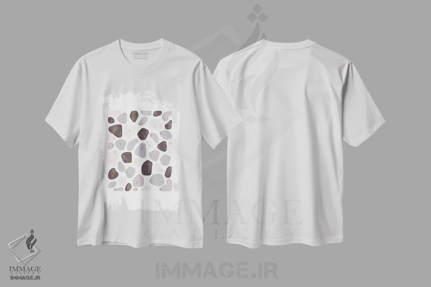 تیشرت طرح دار اشکال بامزه اثر آلیسا گالیتسینا | immage.ir