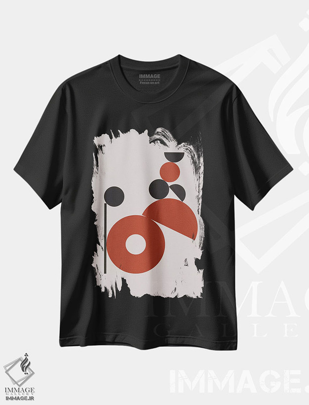 تیشرت طرح دار مجسمه ۲ اثر آلیسا گالیتسینا | فروشگاه ایماژ